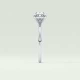 2.0 CT Oval Cut Solitaire Moissanite Engagement Ring 16