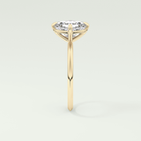 2.0 CT Asscher Cut Solitaire Lab-Grown Diamond Engagement Ring 5