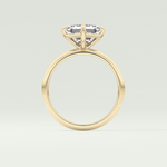 2.0 CT Asscher Cut Solitaire Lab-Grown Diamond Engagement Ring 6