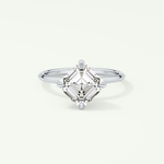 2.0 CT Asscher Cut Solitaire Moissanite Engagement Ring 13