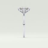 2.0 CT Asscher Cut Solitaire Lab-Grown Diamond Engagement Ring 16