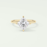 2.0 CT Princess Cut Solitaire Lab-Grown Diamond Engagement Ring 1