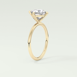 2.0 CT Princess Cut Solitaire Lab-Grown Diamond Engagement Ring 5