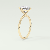 2.0 CT Princess Cut Solitaire Lab-Grown Diamond Engagement Ring 5