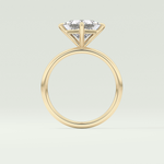 2.0 CT Princess Cut Solitaire Lab-Grown Diamond Engagement Ring 6