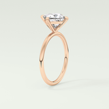 2.0 CT Princess Cut Solitaire Lab-Grown Diamond Engagement Ring 11
