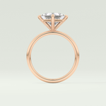 2.0 CT Princess Cut Solitaire Lab-Grown Diamond Engagement Ring 12