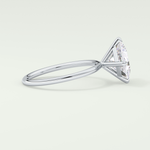 2.0 CT Princess Cut Solitaire Lab-Grown Diamond Engagement Ring 15
