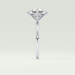 2.0 CT Princess Cut Solitaire Lab-Grown Diamond Engagement Ring 16