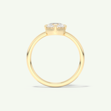 1.0 CT Round Cut Solitaire Lab-Grown Diamond Engagement Ring