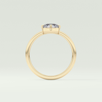 1.0 CT Round Cut Solitaire Moissanite Engagement Ring 6