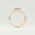 1.0 CT Round Cut Solitaire Moissanite Engagement Ring 12