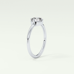 1.0 CT Round Cut Solitaire Moissanite Engagement Ring 17