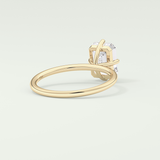 2.0 CT Emerald Cut Solitaire Lab-Grown Diamond Engagement Ring 2