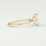 2.0 CT Emerald Cut Solitaire Lab-Grown Diamond Engagement Ring 3