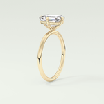 2.0 CT Emerald Cut Solitaire Lab-Grown Diamond Engagement Ring 5
