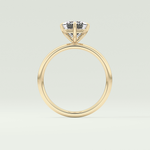 2.0 CT Emerald Cut Solitaire Lab-Grown Diamond Engagement Ring 6