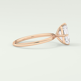 2.0 CT Emerald Cut Solitaire Lab-Grown Diamond Engagement Ring 9