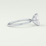 2.0 CT Emerald Cut Solitaire Lab-Grown Diamond Engagement Ring 15