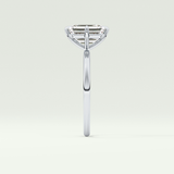 2.0 CT Emerald Cut Solitaire Lab-Grown Diamond Engagement Ring 16