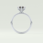 2.0 CT Emerald Cut Solitaire Lab-Grown Diamond Engagement Ring 18