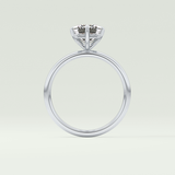 2.0 CT Emerald Cut Solitaire Lab-Grown Diamond Engagement Ring 18