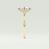 2.0 CT Oval Cut Solitaire Lab-Grown Diamond Engagement Ring 4