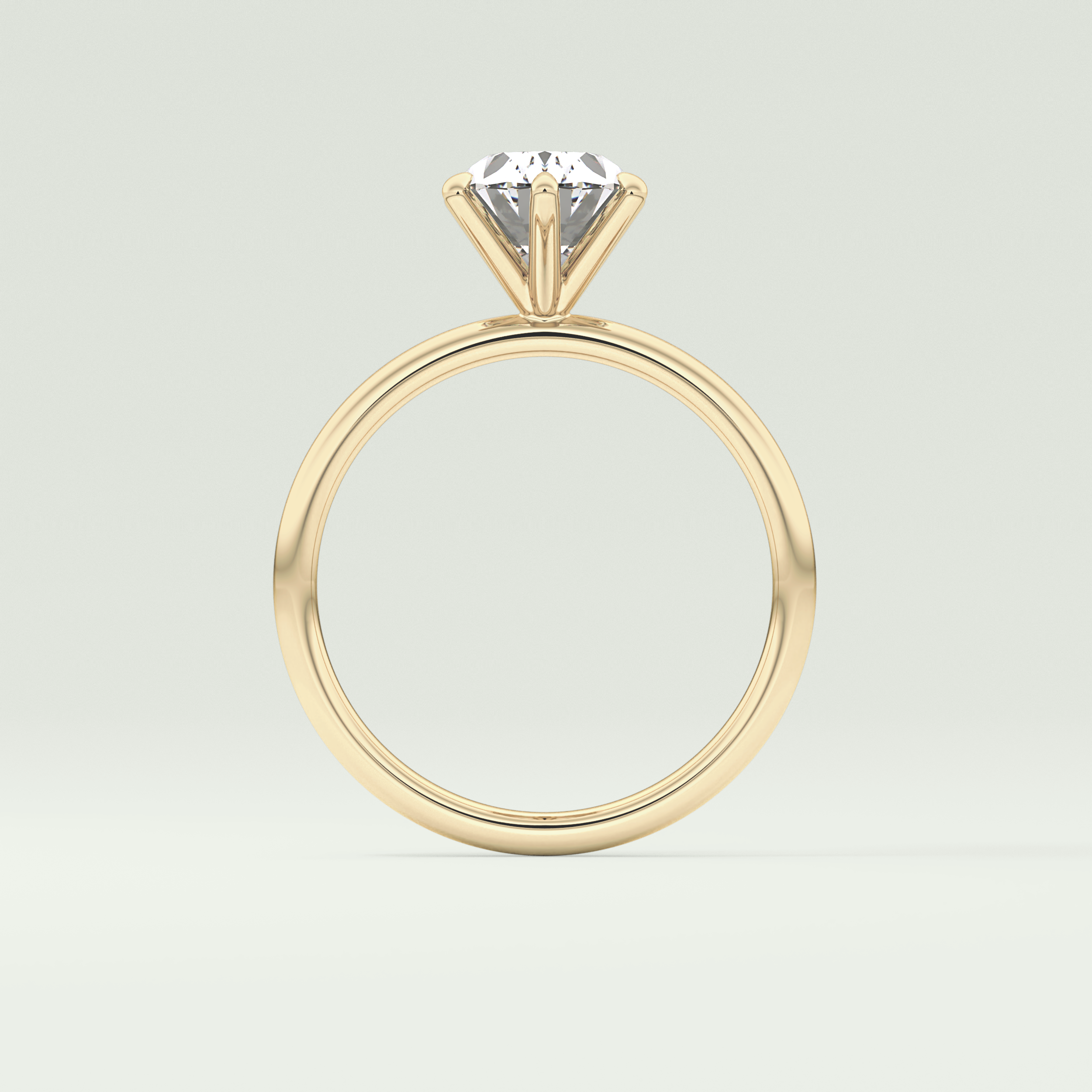 2.0 CT Oval Cut Solitaire Moissanite Engagement Rings 6
