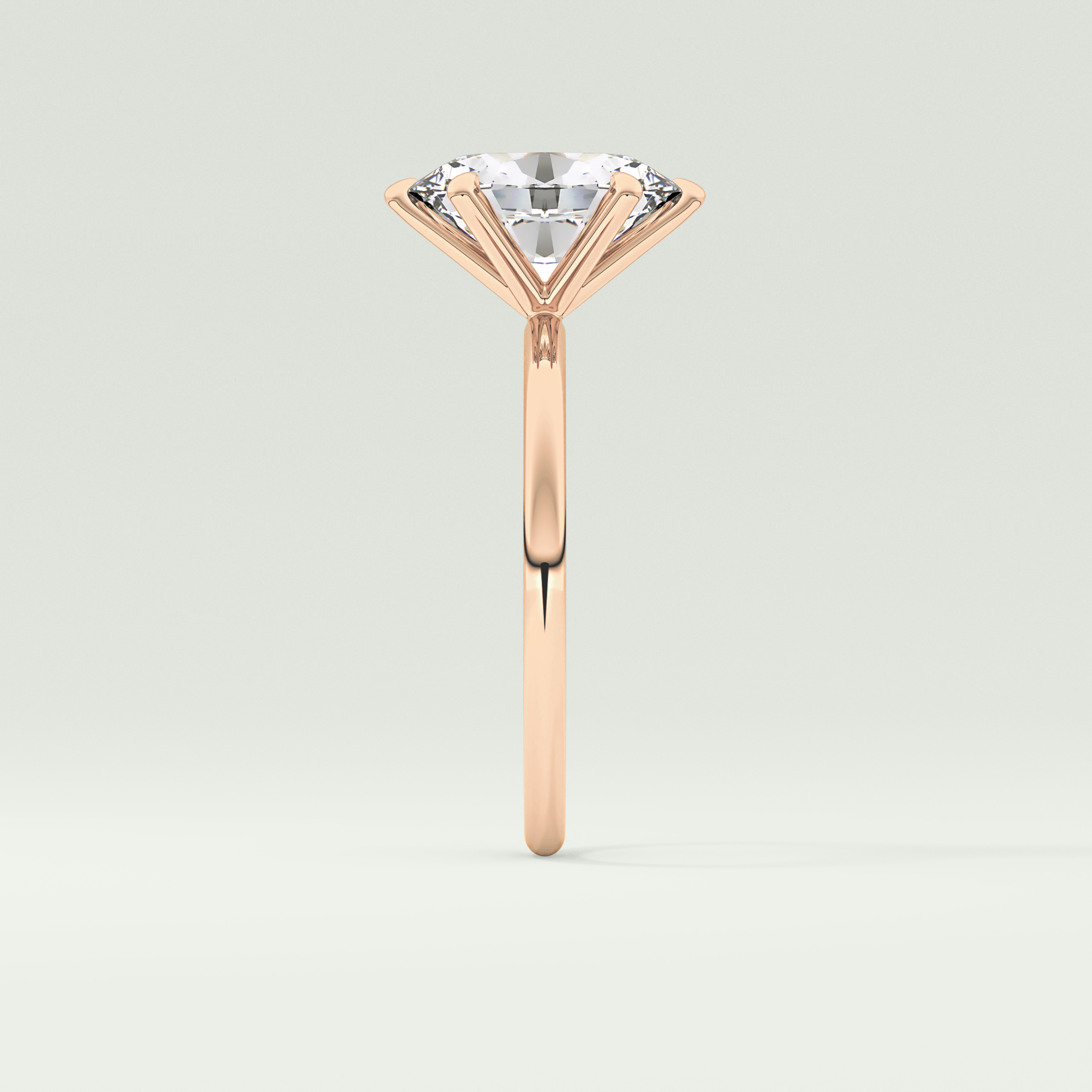 2.0 CT Oval Cut Solitaire Lab-Grown Diamond Engagement Ring 10
