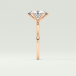 2.0 CT Oval Cut Solitaire Moissanite Engagement Rings 10