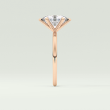 2.0 CT Oval Cut Solitaire Moissanite Engagement Rings 10