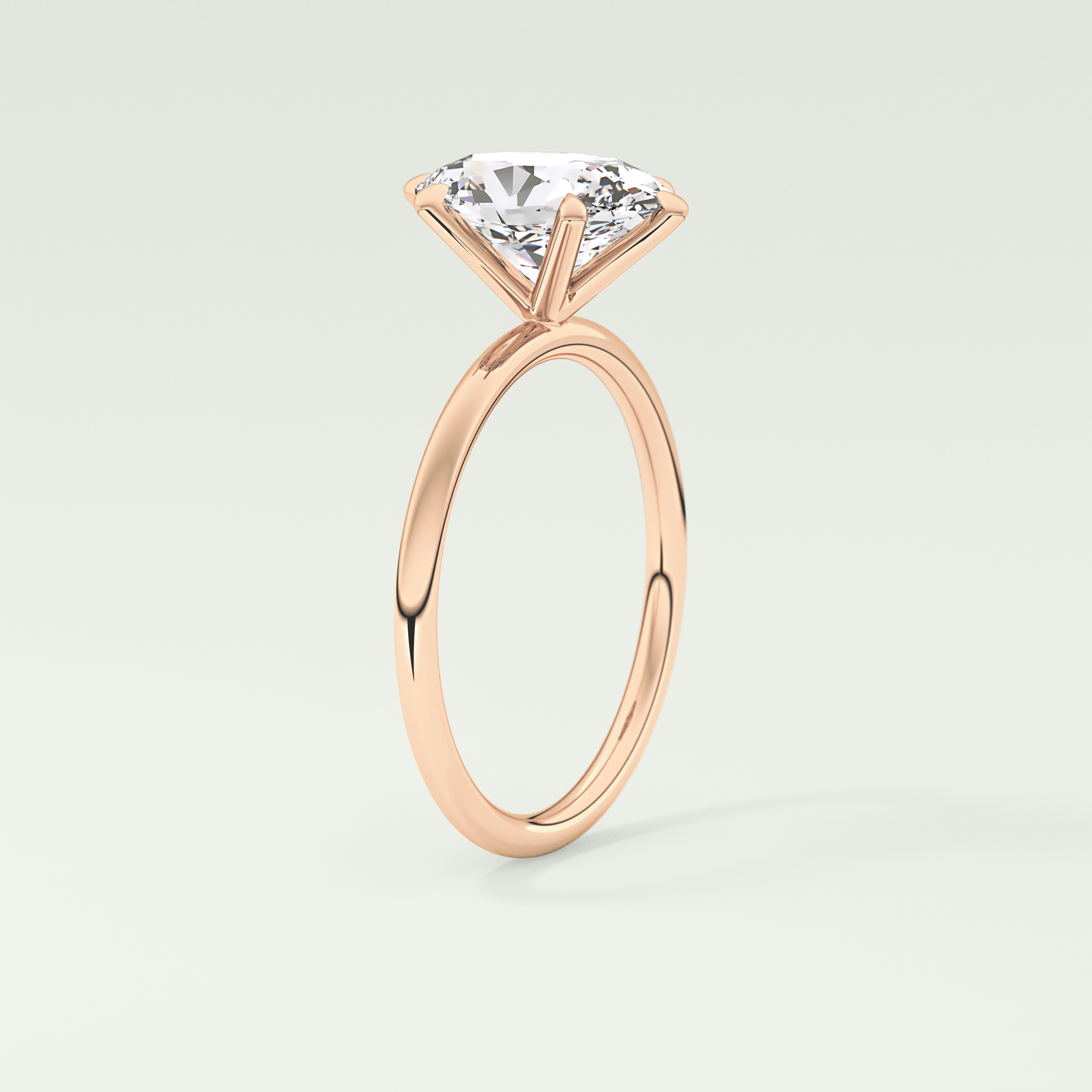 2.0 CT Oval Cut Solitaire Lab-Grown Diamond Engagement Ring 11