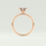2.0 CT Oval Cut Solitaire Lab-Grown Diamond Engagement Ring 12