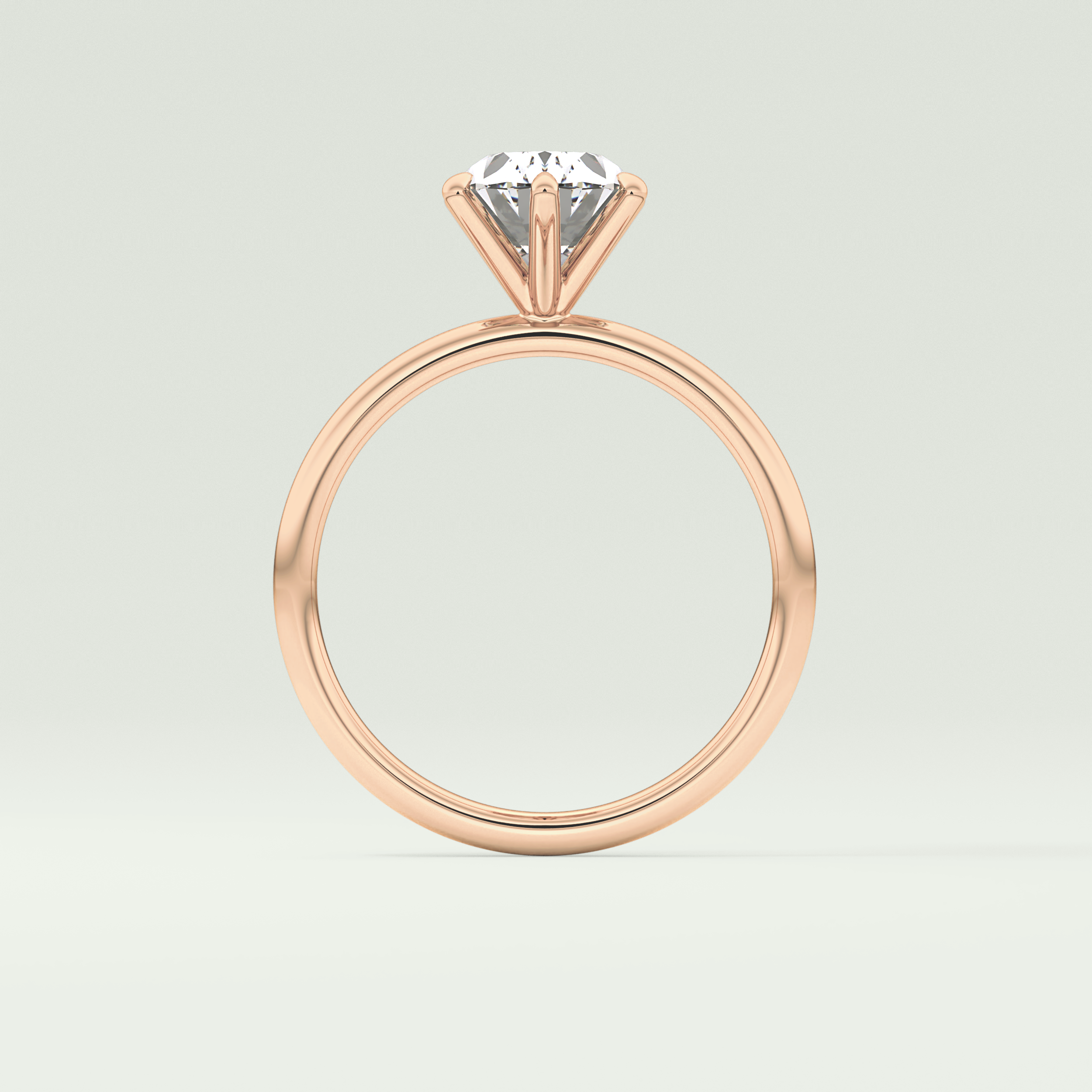 2.0 CT Oval Cut Solitaire Moissanite Engagement Rings 12