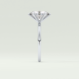 2.0 CT Oval Cut Solitaire Moissanite Engagement Rings 16