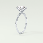 2.0 CT Oval Cut Solitaire Moissanite Engagement Rings 17