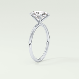 2.0 CT Oval Cut Solitaire Moissanite Engagement Rings 17