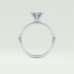 2.0 CT Oval Cut Solitaire Moissanite Engagement Rings 18