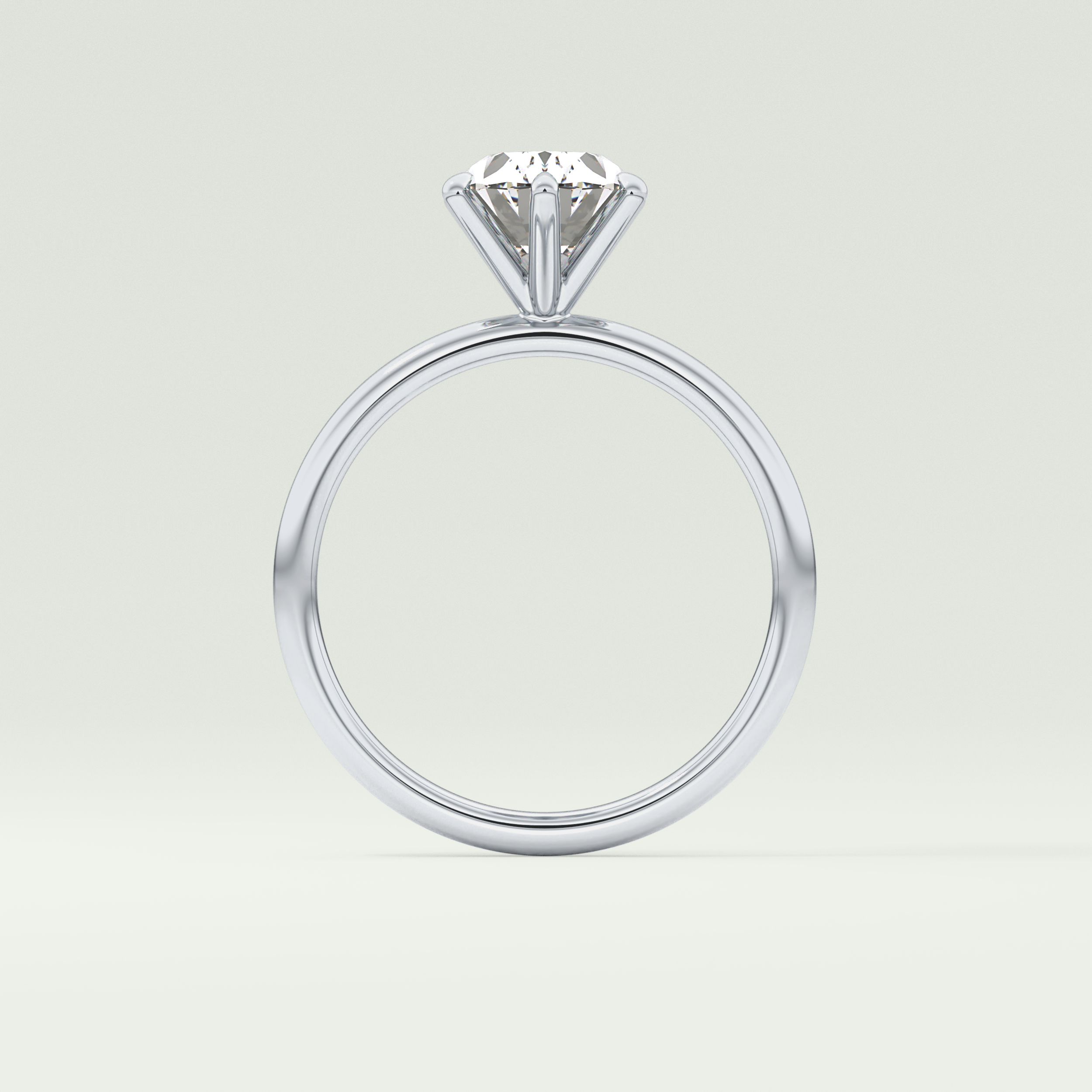 2.0 CT Oval Cut Solitaire Moissanite Engagement Rings 18