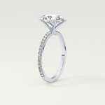 2.0 CT Oval Cut Pave Lab-Grown Diamond Engagement Ring 19