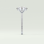 2.0 CT Oval Cut Pave Lab-Grown Diamond Engagement Ring 18