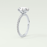 2.0 CT Oval Cut Pave Lab-Grown Diamond Engagement Ring 19