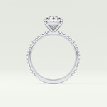 2.0 CT Oval Cut Pave Lab-Grown Diamond Engagement Ring 20