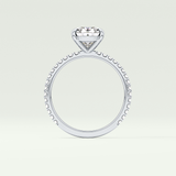 2.0 CT Oval Cut Pave Lab-Grown Diamond Engagement Ring 20