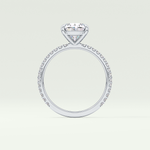 2.0 CT Oval Cut Pave Lab-Grown Diamond Engagement Ring 21