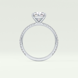 2.0 CT Oval Cut Pave Lab-Grown Diamond Engagement Ring 21