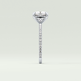 2.0 CT Cushion Cut Pave Lab-Grown Diamond Engagement Ring 16