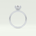 2.0 CT Emerald Cut Pave Lab-Grown Diamond Engagement Ring 21
