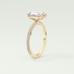 2.0 CT Radiant Cut Pave Lab-Grown Diamond Engagement Ring 5