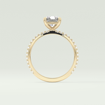 2.0 CT Radiant Cut Pave Lab-Grown Diamond Engagement Ring 6